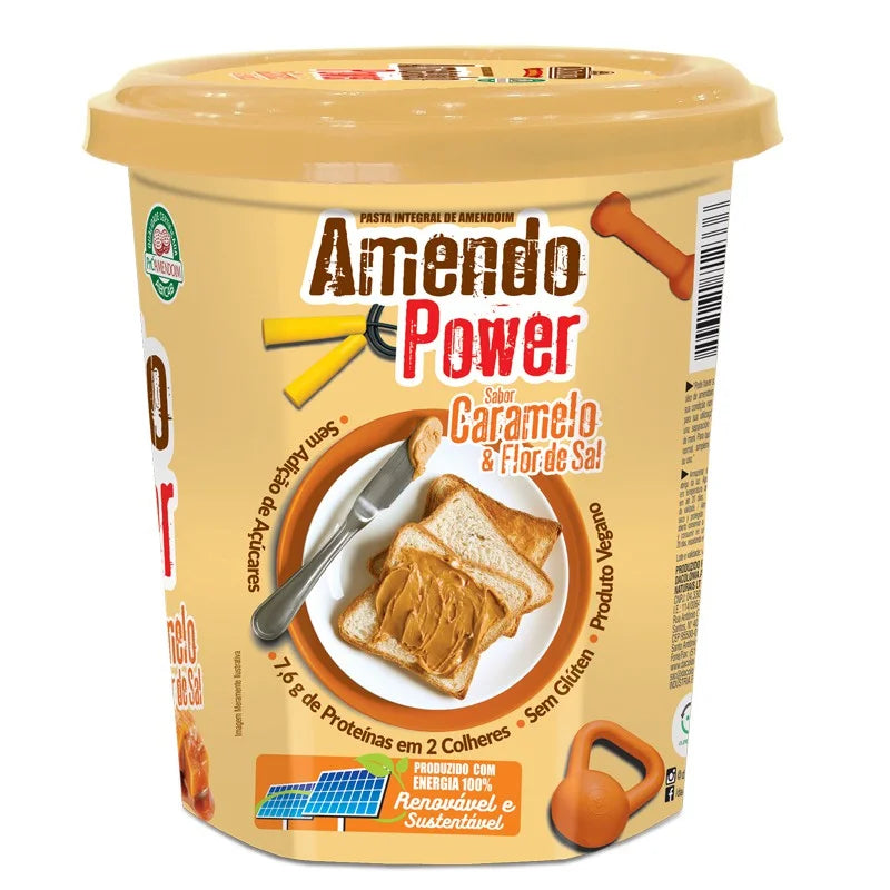 Amendopower Caramelo E Flor De Sal 450g