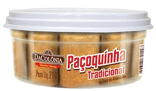 Paçoca Rolha Tradicional Pote 210g