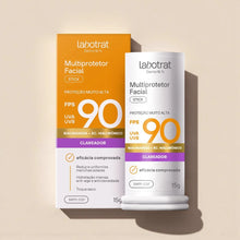Carregar imagem no visualizador da galeria, Multiprotetor Solar Facial Stick Fps 90 Sem Cor Labotrat