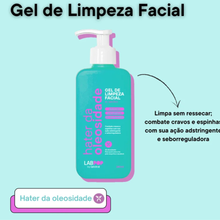 Carregar imagem no visualizador da galeria, Gel De Limpeza Facial Hater Oleosidade Labpop Labotrat 240ml