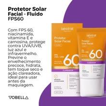 Carregar imagem no visualizador da galeria, Protetor Solar Facial Labotrat Dermo Sun Fluido Incolor FPS60 40ml