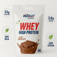 Carregar imagem no visualizador da galeria, Whey Protein Lut High Sabor Chocolate Refil 900g Absolut