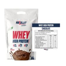 Carregar imagem no visualizador da galeria, Whey Protein Lut High Sabor Chocolate Refil 900g Absolut