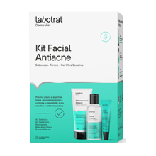 Carregar imagem no visualizador da galeria, Kit Facial Antiacne Dermo Skin Labotrat 3 Itens