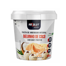 Carregar imagem no visualizador da galeria, Pasta De Amendoim Integral Gourmet Absolut 500g Sabor - beijinho e coco