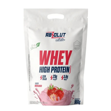 Carregar imagem no visualizador da galeria, Whey Protein Lut High Sabor Morango Refil 900g Absolut