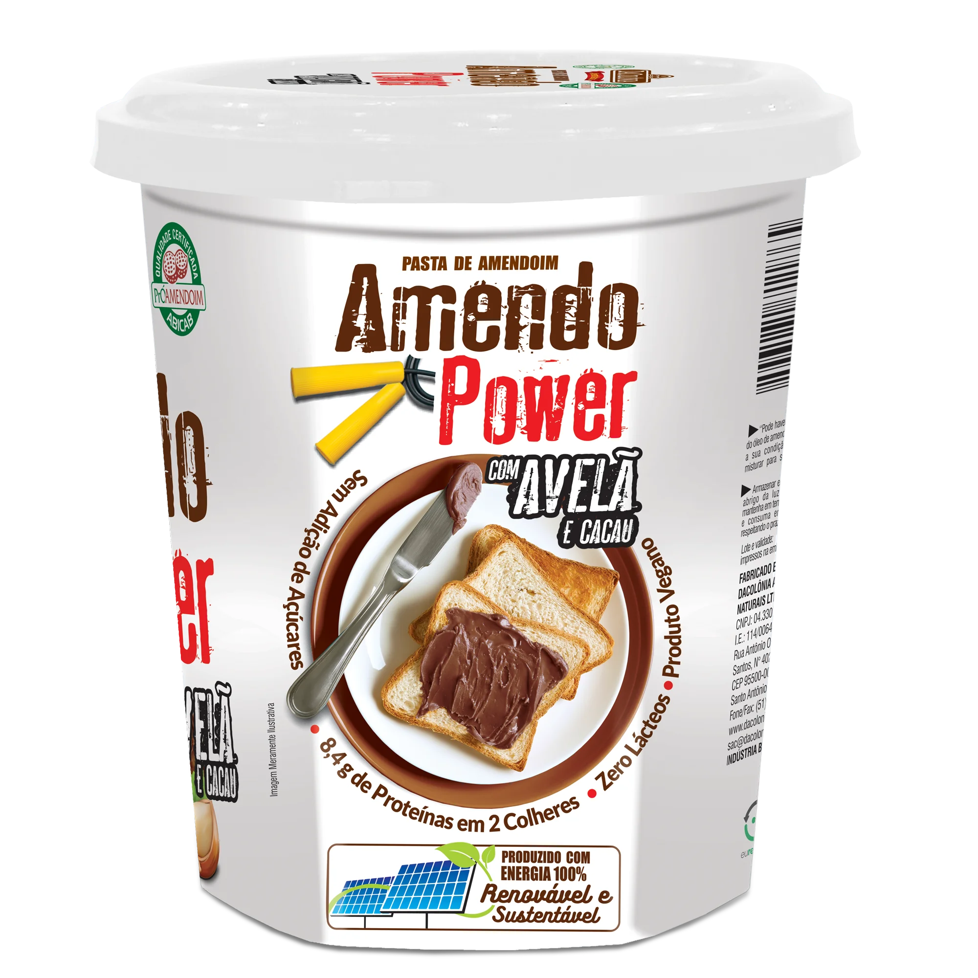Amendopower Com Avela E Cacau 450g