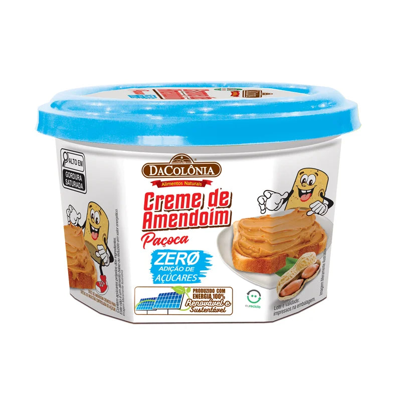 Creme De Amendoim Paçoca Zero Açúcar 200g