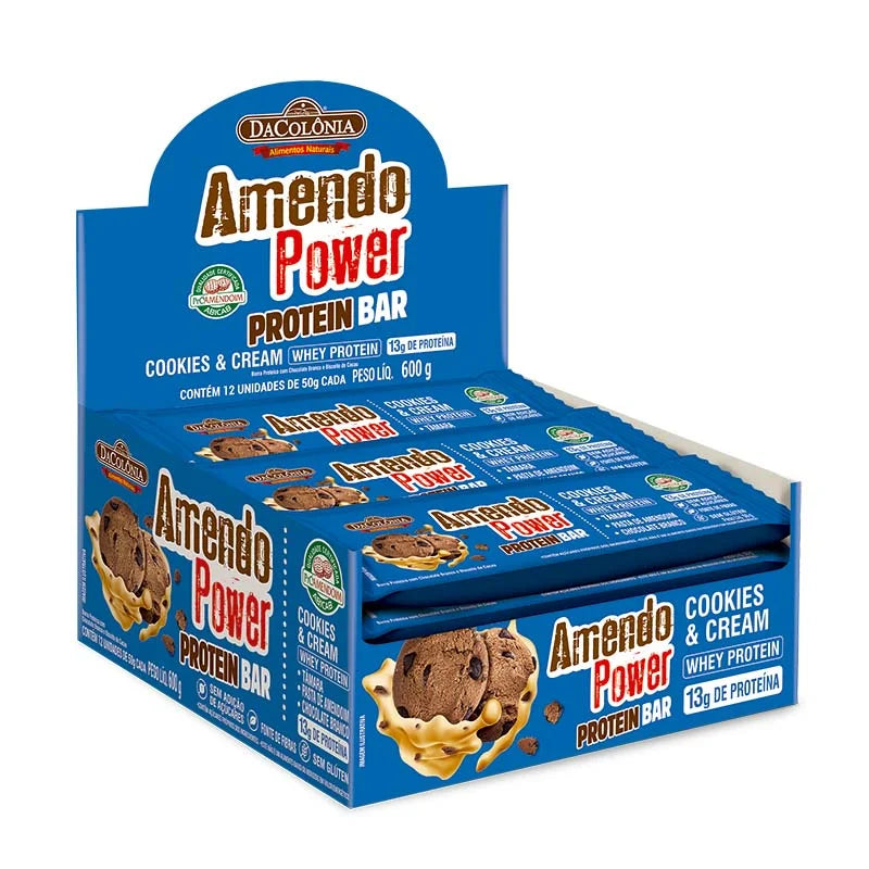 Barra Amendopower Protein Caixa C/12Un
