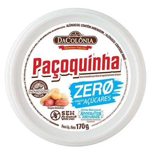 Paçoca Rolha Zero 170g