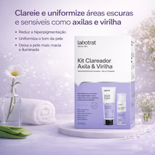 Carregar imagem no visualizador da galeria, Kit Clareador Axila E Virilha Dermo Skin C/ 2 Itens Labotrat