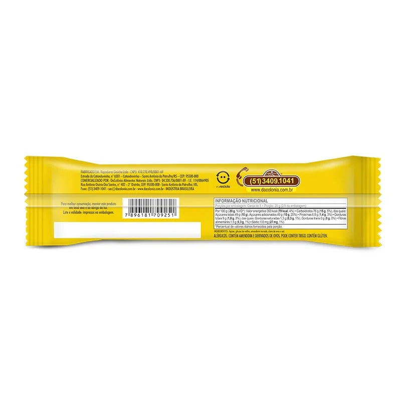 Torrone Barra Com Amendoim 90g