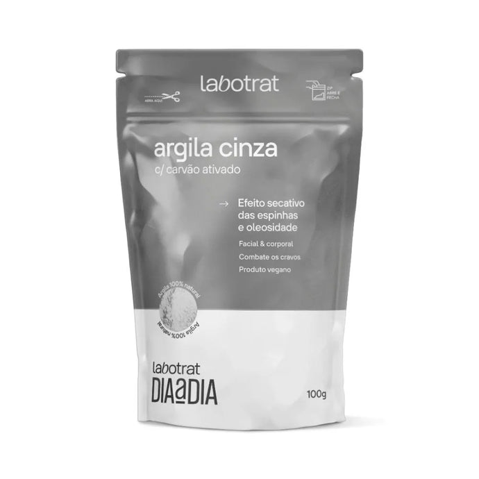 Argila Cinza C/ Carvao Ativado Dia A Dia 100g Labotrat