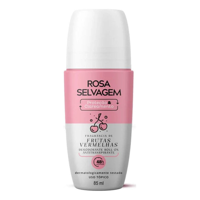 Desodorante Clareador Hidratante Roll-On Rosa Selvagem 85ml