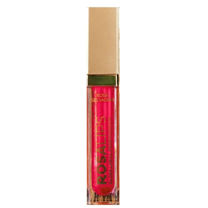 Gloss Labial Cor 09 Vermelho 5ml Rosa Selvagem