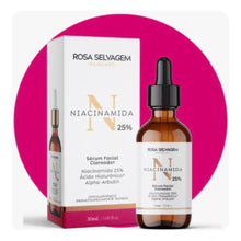 Carregar imagem no visualizador da galeria, Sérum Niacinamida Rosa Selvagem 30ml
