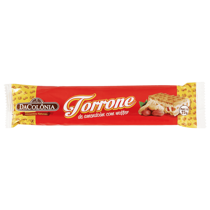 Torrone De Amendoim C/Waffer 25g