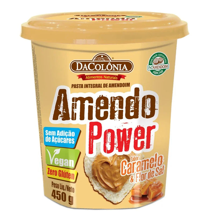 Amendopower Caramelo E Flor De Sal 450g