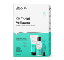 Carregar imagem no visualizador da galeria, Kit Facial Antiacne Dermo Skin Labotrat 3 Itens
