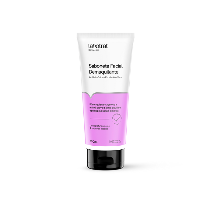 Sabonete Facial Demaquilante Dermo Skin 100ml Labotrat