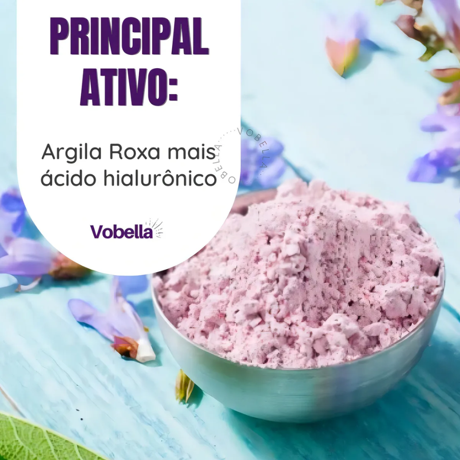 Argila Roxa + Ácido Hialurônico Labotrat - 100g