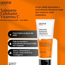 Carregar imagem no visualizador da galeria, Sabonete Esfoliante Facial Vitamina C Rosto Labotrat 80ml

