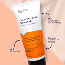 Carregar imagem no visualizador da galeria, Sabonete Esfoliante Facial Vitamina C Rosto Labotrat 80ml
