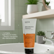 Carregar imagem no visualizador da galeria, Kit Vitamina C Labotrat Dermo Skin Sabonete Loção Micelar Hidratante
