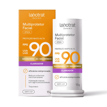 Carregar imagem no visualizador da galeria, Multiprotetor Solar Facial Stick Fps 90 Sem Cor Labotrat
