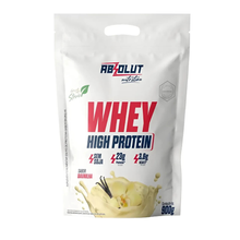 Carregar imagem no visualizador da galeria, Whey High Protein Refil 900g Absolut Nutrition - baunilha
