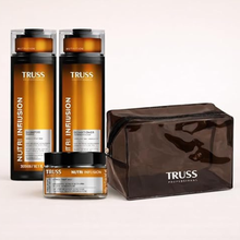 Carregar imagem no visualizador da galeria, Kit Nutri Infusion – Shampoo - 300ml, Condicionador - 300ml, Máscara - 180g e Necessaire
