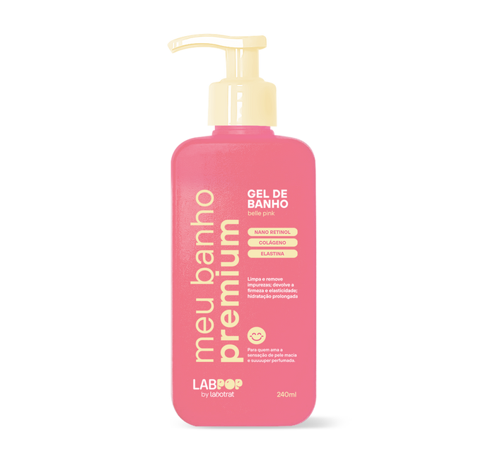 Gel De Banho Belle Pink 240ml Labpop