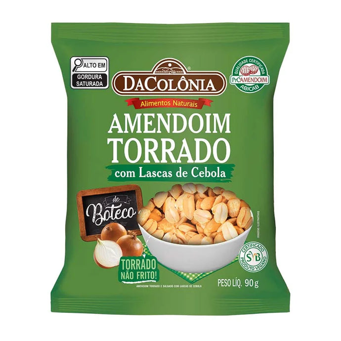 Amendoim Torrado C/ Lascas De Cebola 90g