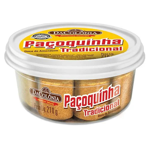 Paçoca Rolha Tradicional Pote 210g