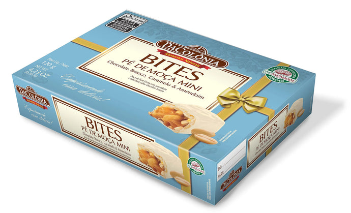Pé De Moça Bites Chocolate Branco 120g