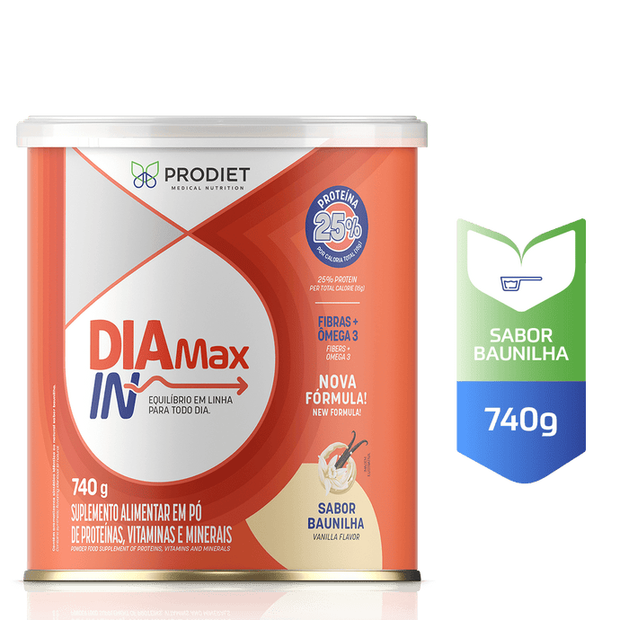 Diamax In Baunilha Lata 740g